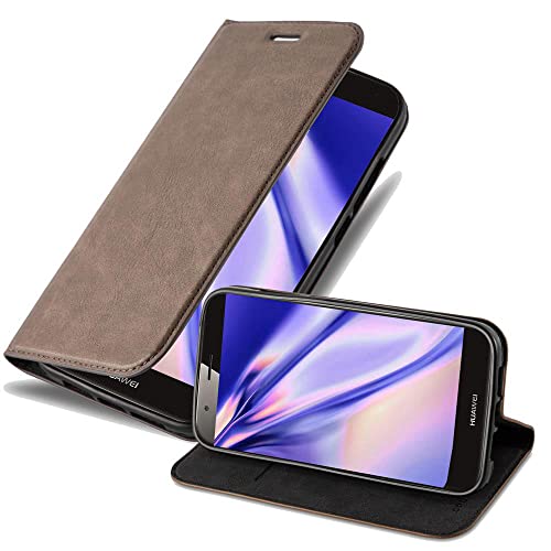 Cadorabo Funda Libro para Huawei G7 Plus / G8 / GX8 en MARRÓN CAFÉ   Cubierta Proteccíon con Cierre Magnético, Tarjetero y Función de Suporte   Etui Case Cover Carcasa