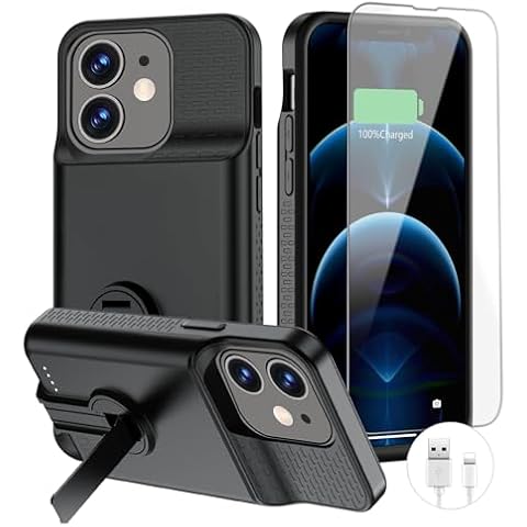 BOPPS iPhone 12/12 Pro Battery Case with Stand Cover