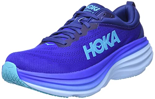 HOKA One One Men's Bondi 8 Running Shoes, Bellwether Blue