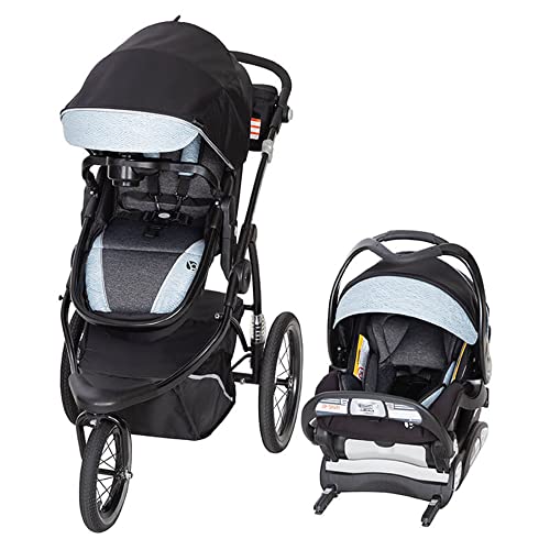 Image of Baby Trend Go Gear 180º 6-in-1 Jogger Travel System, Blue Spectrum