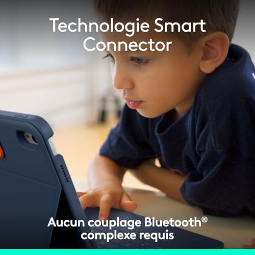 Logitech Rugged Combo 4 Touch Clavier et étui avec trackpad Apple Smart connector pour Apple 10.9 inch iPad 10ème génération - vue 9