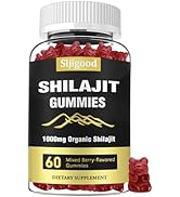 Shilajit Gummies with 85+ Trace Minerals Supplement, Shilajit for Men &amp; Women - 60 Mixed Berry Fl...