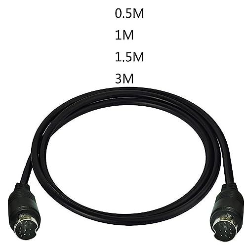 jomgeroz 10Pin S-Video Cable Male to Male Separate Video Line for Projector VCR DVD Mini Din 10Pin Adapter Cable 3/1.5/1/0.5m