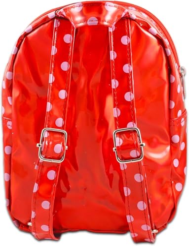 Hello Kitty Mini Backpack Set - Bundle of 10" Bag with Front Pocket and Sequins Plus Bookmark | Hello Kitty School Supplies Purse Pack3