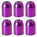 Lstyle Dart Flight Accessory: Champagne Ring Premium Metal - Purple 2 Pack
