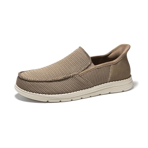 Bruno Marc Men's Slip-on Loafers Step in Casual Shoes for Men Hands Free 7.5 Sand