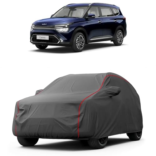 Image of Heavy-Duty Car Cover for Compatible with Kia Carens (2022 to 2025 All Models) Deluxe Car Protection Cover - Waterproof & UV-Resistant All-Season Exterior Protection