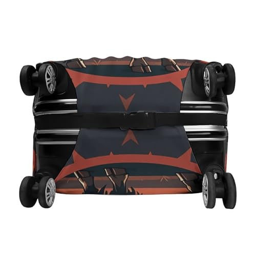 Housse valise lavable résistante rayures bison 48cm - 6