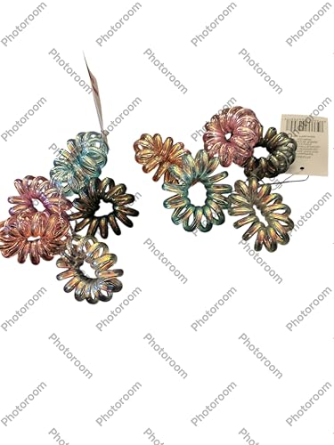 Hair coils/spiral Hair Accessories, Multicolored, Set of 10