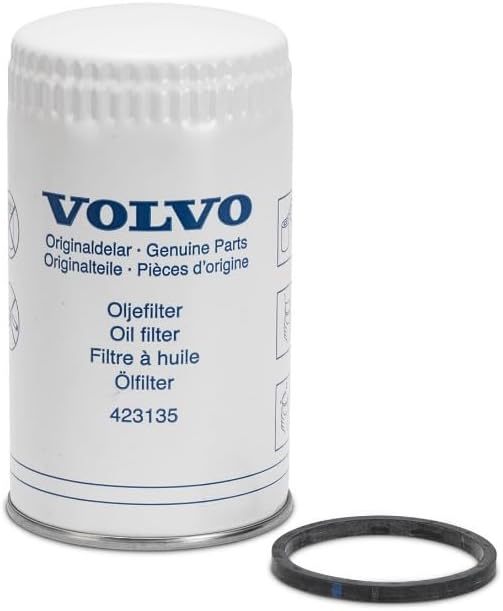 Volvo Penta 423135 Filtro de aceite compatible con KAD300 KAD44P KAMD300 KAMD44P OEM genuino