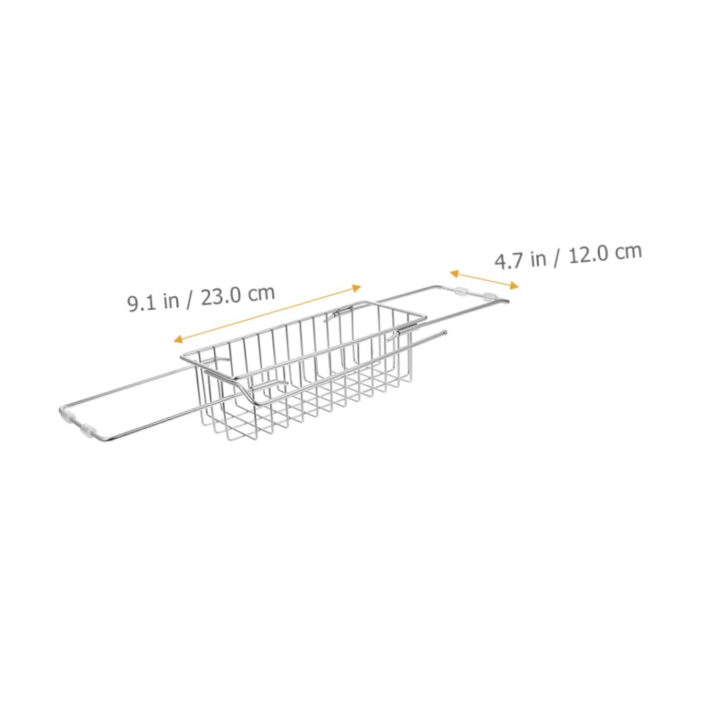 VALICLUD Porta Spugne per Cucina in Acciaio Inox Argento, Rack