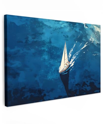 MuchoWow© Canvas Wall Art 24"x16" / 60x40 cm Decor Paintings Prints framed on Canvas Decorations Wallart Sailboat - Water - Abstract - Shadow MuchoWow© Canvas Wall Art 24"x16" / 60x40 cm Decor Paintings Prints framed on Canvas Decorations Wallart Sailboat - Water - Abstract - Shadow