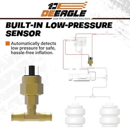 DEEAGLE Air Bag Compressor with Sensor