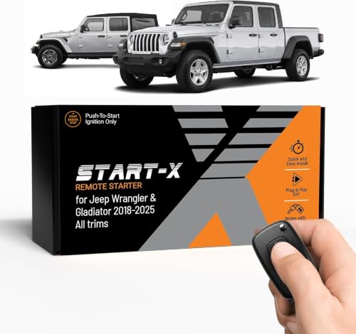 ジープラングラー２０１９年　ＪＬ系　エンジンスターターセット Amazon | Start-X リモートスターター ジープラングラー
