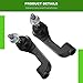 SCITOO - 8pc Set Suspension Kit Front Upper Control Arm with Ball Joint Fit 2002-2005 For Jeep Liberty 2.4L 2.8L 3.7L Lower Ball Joint Inner Outer Tie Rods Kit