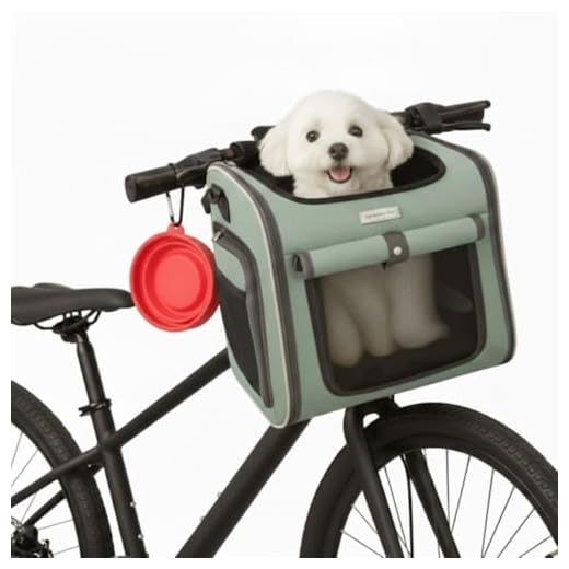 Premium Dog Bike Basket for Small Pets