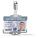 Produktbild Durable 841810 Ausweishalter Bact-O-Clean mit Clip, grau