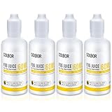 COLBOR スモークマシン用オイル 60ml*4 - 特調 無香料 濃厚なスモーク 高濃度 パーティー・展示会・バー・ステージ・ハロウィン・映画制作対応 環境に優しい 4Pack