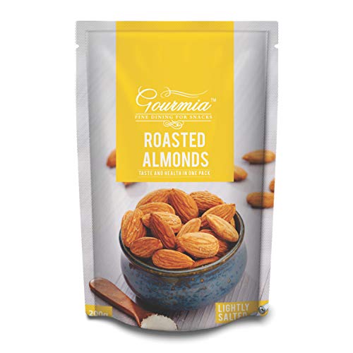 Image of Gourmia California Roasted Pistachios Extra Large Lightly Salted 200g + Gourmia Roasted Almonds Lightly Salted 200g