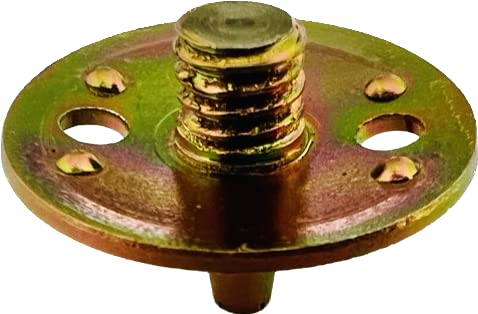 22 Yards Cricket Metal Spikes Shoe Nails (Pack of 22) Golden.