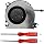 Original Internal CPU Cool Cooler Cooling Fan Replacement Part for Nintendo Switch NS 2017 Console with Y Cross Tool