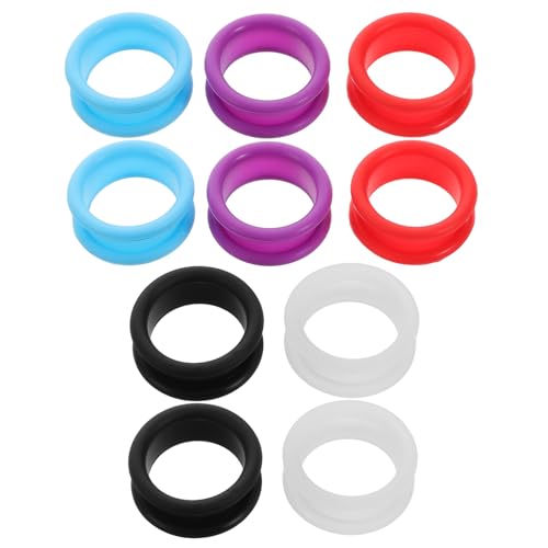 Gogogmee Professional Pet Scissors Ring 10pcs Silicone Finger Rings for Clipper Scissor Tip Protectors for Comfortable Use