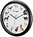 Produktbild Bresser 8880801 Junior Wanduhr für Kinder mit 12 Tiergeräuschen zu jeder vollen Stunde , 25cm