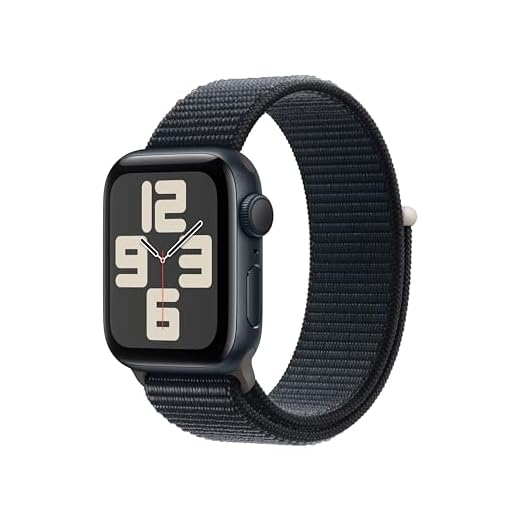 Apple Watch SE de 2.ª generación, 2023 [GPS] Smartwatch con Caja de Aluminio en Color Medianoche de 40 mm y Correa Loop Deportiva Color Medianoche. Monitor de entreno y sueño, Neutro en Carbono