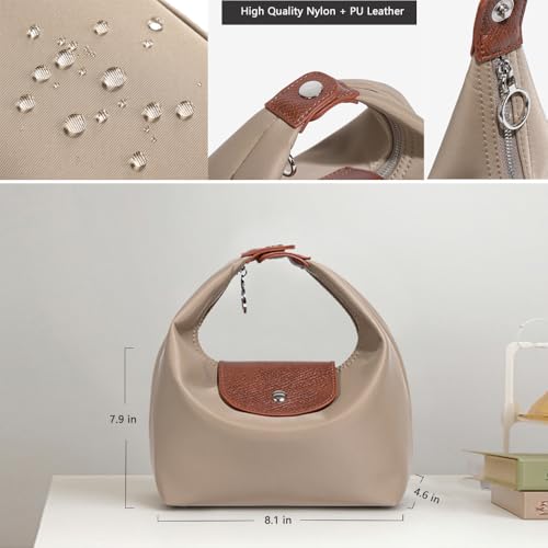 Image of Convertible Mini Purse for Women | Nylon Hobo Crossbody Bag with Adjustable Straps