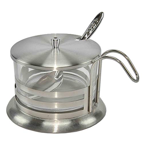 Azucarero Metal Y Cristal 11 x 14 x 9 cm, Surtido A Elegir 1