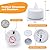 KOABY 12/24/50/100/200/400 Pack Battery Operated Tea Lights Candles, Flickering Flameless LED Lights, Last 200H+, for Decoration(12 Pack, Warm White)