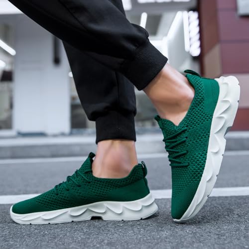 Image of Womens Walking Shoes Slip on Running Tennis Sneakers Non Slip Workout Athletic Gym Sports Breathable Mesh Lightweight Comfortable Fashion Casual Soft Sole