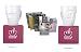 Produktbild FIFTYEIGHT PRODUCTS Henkelbecher 2er Set + Servietten, 350 ml, GRUMMELIG+VERSCHMITZT