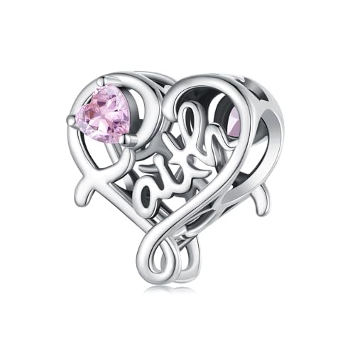 Ciondolo fede Ciondolo in argento sterling 925 adatto per collana braccialetto Pandora, SCC2676