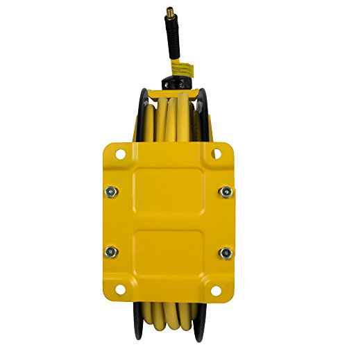 Dewalt Dxcm024-0343 Double Arm Hose Reel With 3/8” X 50’ Premium Rubber Hose #TOP3