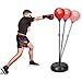 GYMAX Punchingball Boxen Set 120-154 cm höhenverstellbar, Box Set mit Boxhandschuhen & Pumpe, freistehender Boxstand für Kinder & Erwachsene, für Boxing, Kickboxing, Speed Training, Stressabbau