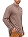 FR Shirts for Men 5.5oz 100% Cotton Lightweight Flame Resistant Long Sleeve Henley Shirt CAT2