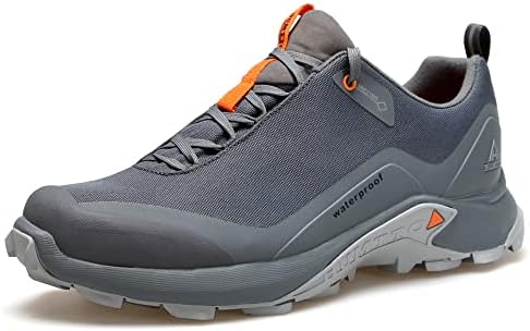 HUMTTO Men's All-Terrain Waterproof Hiking Shoes Lightweight Breathable Trekking