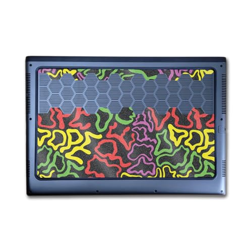 Image of Glossy Glitter Laptop Skin Compatible with Alienware M16 R2 (2024) - Super Dope - Premium 3M Vinyl Protective Wrap Decal Cover - Easy to Apply | Crafted in The USA by MightySkins