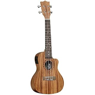 Tanglewood® »TIARE – TWT-16E« Ukulélé Concert – Koa – EQ/Cutaway – Finition Satinée – Rosette Tribal découpé au laser… - Les Beatles, Paul McCartney, John Lennon, RIngo Starr, George Harrison