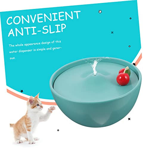 Fuente de agua para mascotas SUPVOX de cerámica con USB miniatura 5