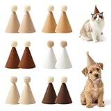 Mini Partyhüte für Kuscheltiere,12 Stück Partyhüte, kleine partyhüte kuscheltiere für Stofftiere,Puppen,Hunde,Katzen Party Hüte Kinder und Erwachsene Für Geburtstagsfeiern Und Fotoshootings Party Deko
