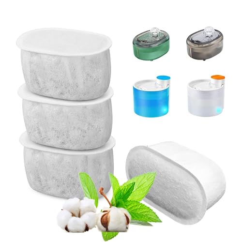 4 Filtros De Reemplazo, Compatibles Con El Dispensador De Agua Para Gatos W300 W500, Accesorios De Dispensador De Agua Para Mascotas Del Dispensa 4 Filtros De Reemplazo, Compatibles Con El Dispensador De Agua Para Gatos W300 W500, Accesorios De Dispensador De Agua Para Mascotas Del Dispensa