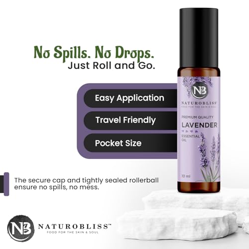 Image of NaturoBliss Lavender Essential Oil Roll On, 10 ml