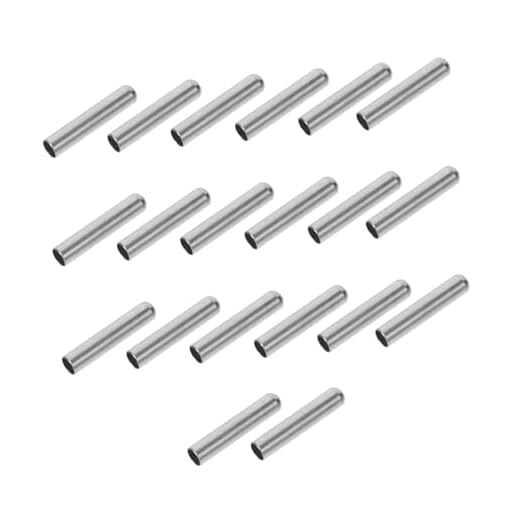 Holibanna 60 Peças De Botão De Metal Cabeças De Ponta De Cadarço Dicas De Substituição De Cadarço Aglets De Reparo De Cadarço Pontas De Cadarço Atlético Cadarços Duráveis ​​Dicas De