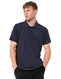 feuchtigkeitsregulierend Jack Wolfskin Herren TRAVEL Men Schnelltrocknendes Polo Shirt, Night Blue, XXL