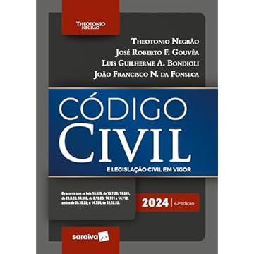 Capa do livro Código Civil e Legislação Civil em Vigor - 42ª edição 2024