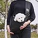 Tragetuch für Hunde, verstellbare Haustier-Tragetasche bis 7.5 kg mit Sicherem Tragegurt
