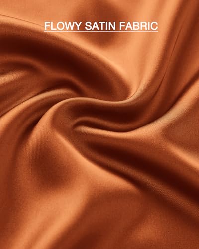 Image of BTFBM 2026 Summer Womens Skirts Silk Elegant High Waist Flowy Long Satin A-Line Midi Skirt Cocktail Wedding Party