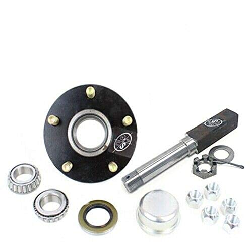 SOUTHWEST WHEEL Square BT8 Spindle & 5-4.5" Bolt Circle Trailer Hub